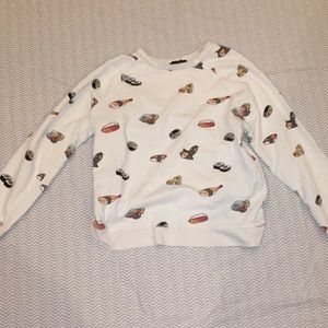 FOREVER 21  sushi sweatshirt